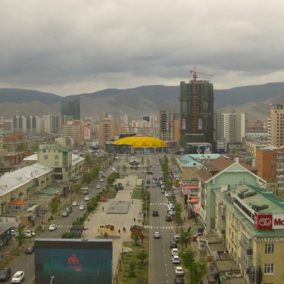 Ulaanbaatar - Ausblick vom State Department Store nach Süden