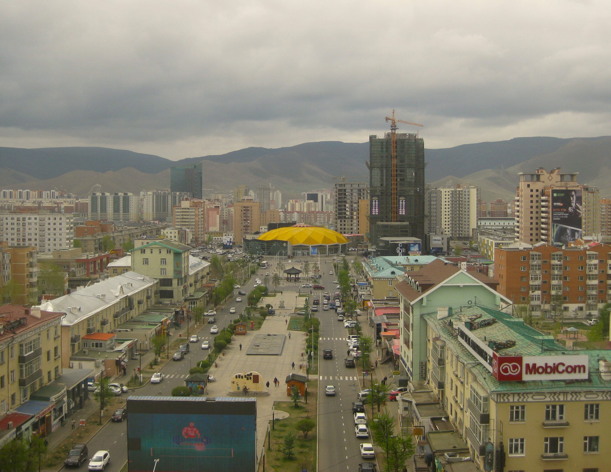 Ulaanbaatar - Ausblick vom State Department Store nach Süden