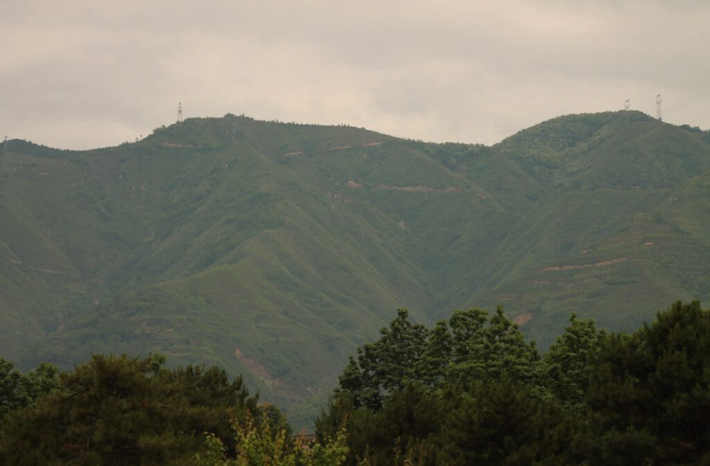 Grüner Berg Lishan in Shaanxi
