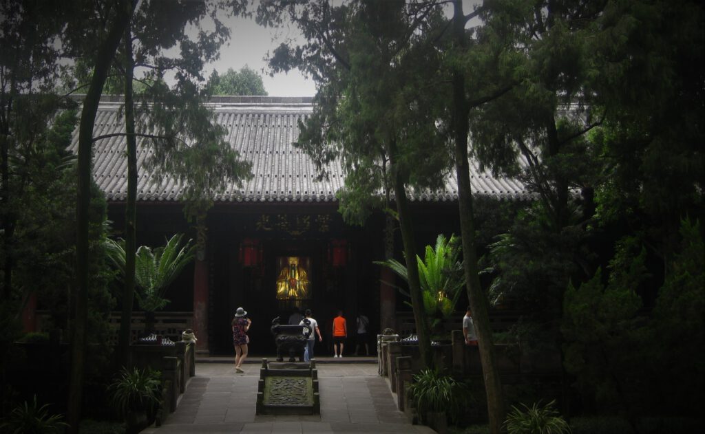 Wuhou Tempel in Chengdu.
