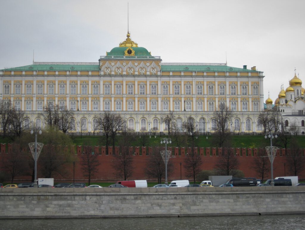 Großer Kreml-Palast Moskau - Fassade. 